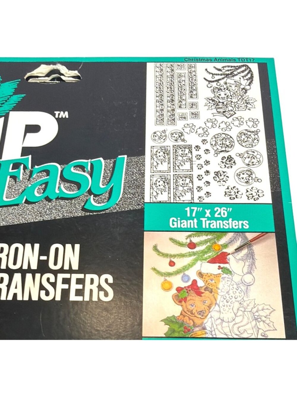VTG 1992 Tulip Big Easy Iron-On Fabric Transfers GIANT Paint Craft Lot Set of 4 - Picture 8 of 16